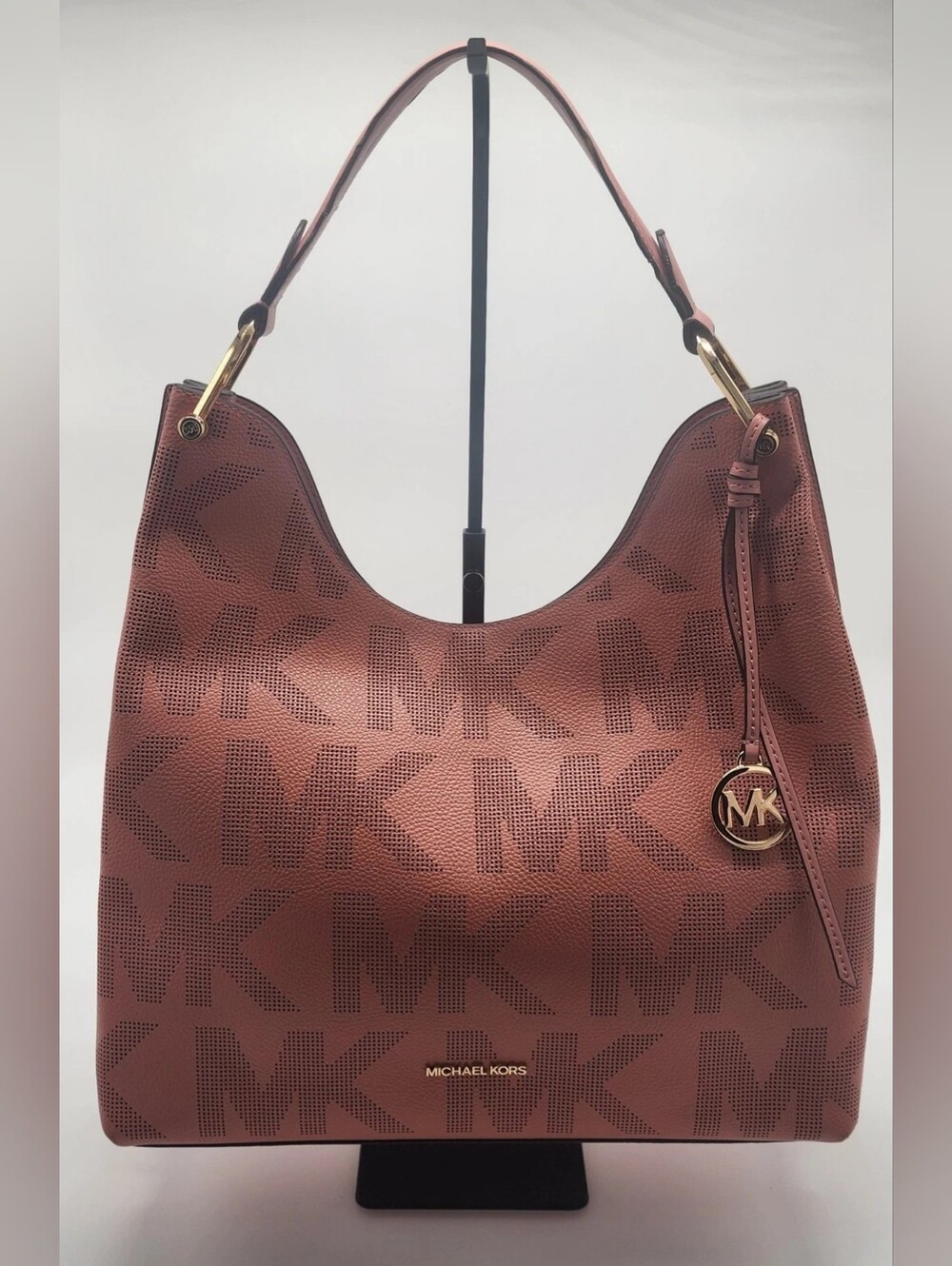 Michael Kors Joan XL Slouchy Shoulder Bag Sunset Rose NWT